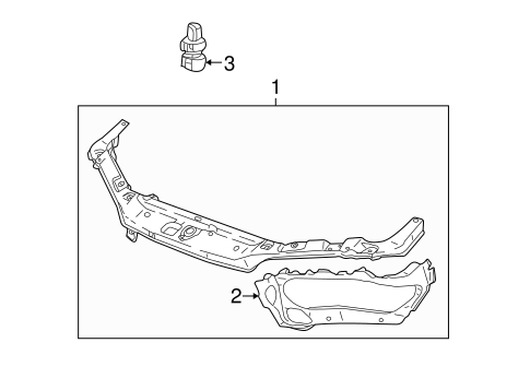 L300 RADIATOR SUPPORT