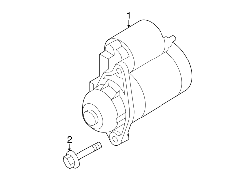 ELECTRICAL/STARTER for 2014 Toyota Yaris #1