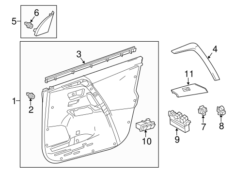 ELECTRICAL/FRONT DOOR for 2013 Toyota RAV4 #1