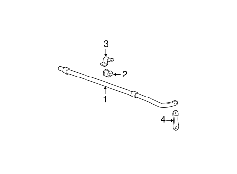 Rear Suspension/Stabilizer Bar & Components for 2005 Ford Expedition #1