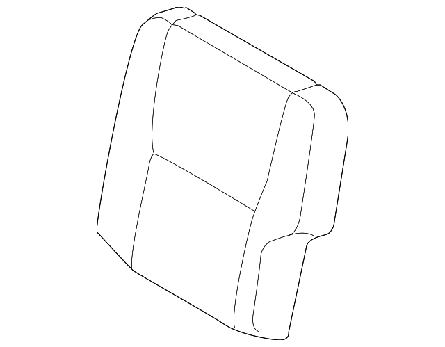 19184979 Деталь SEAT BACK COVER, LEFT