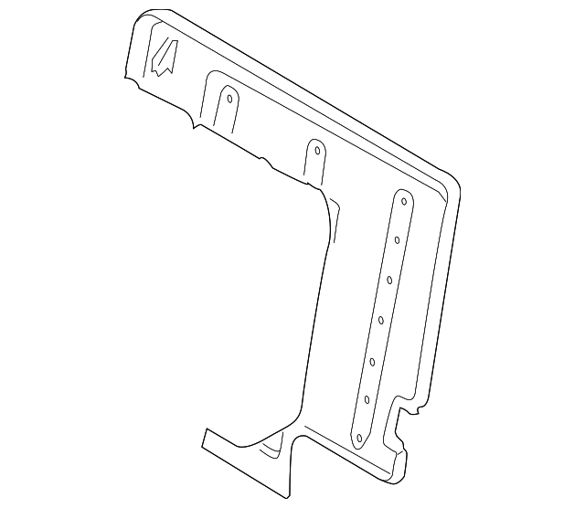 19184987 Деталь SEAT BACK PANEL, RIGHT