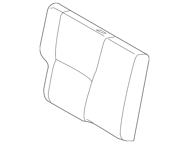 19184978 Деталь SEAT BACK COVER, RIGHT