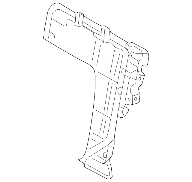 19184972 Деталь SEAT BACK FRAME, LEFT