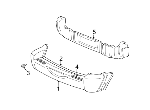 Liberty BUMPER & COMPONENTS - REAR