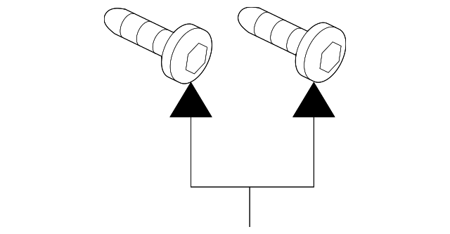 -W505584-S436 DOOR TRIM PANEL SCREW, LEFT