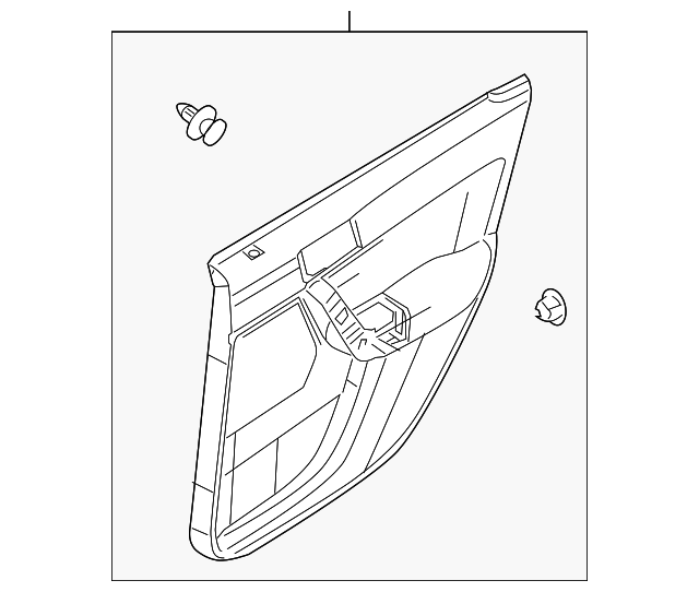 9S4Z-5427406-BB DOOR TRIM PANEL, RIGHT