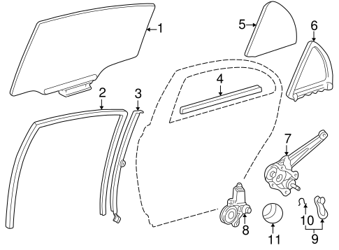 ELECTRICAL/REAR DOOR for 2006 Toyota Corolla #2
