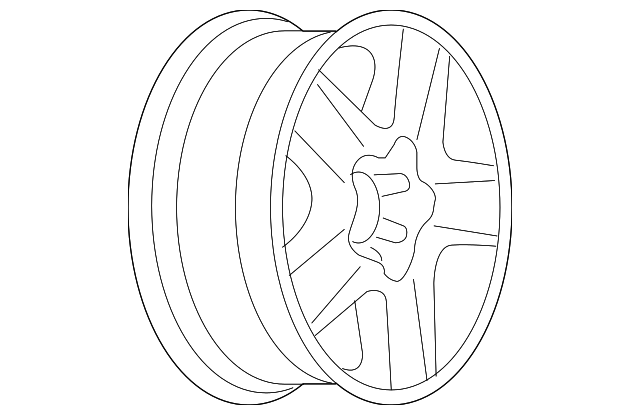 9594224 Деталь WHEEL, ALLOY