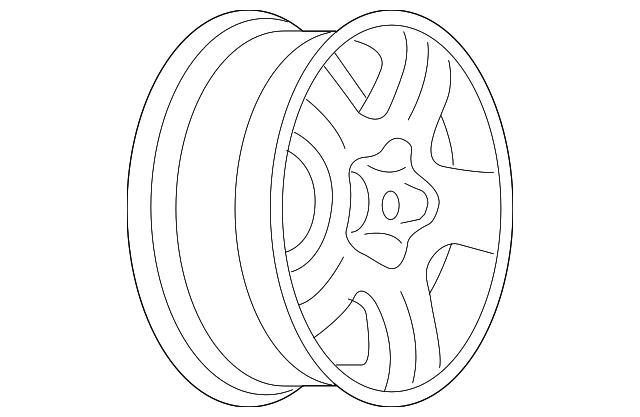 9594226 Деталь WHEEL, ALLOY