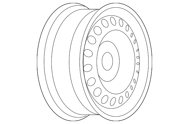 9593961 WHEEL, STEEL