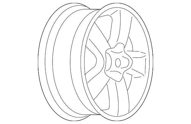 9594344 Деталь WHEEL, ALLOY