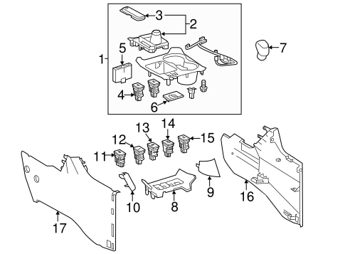 BRAKES/TRACTION CONTROL for 2016 Toyota Highlander #1
