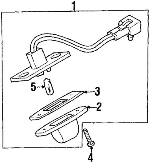 License Lamps for 1988 Toyota Pickup #0