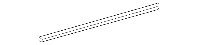 F6DZ5420758A Деталь LOWER W'STRIP, LEFT