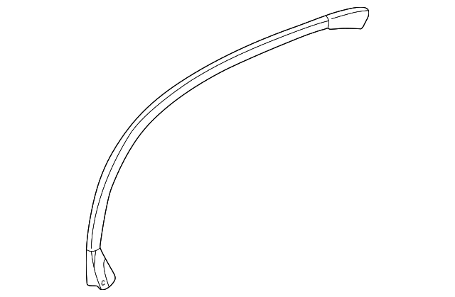 F6DZ-5420557-BC Деталь UPPER SEAL, LEFT