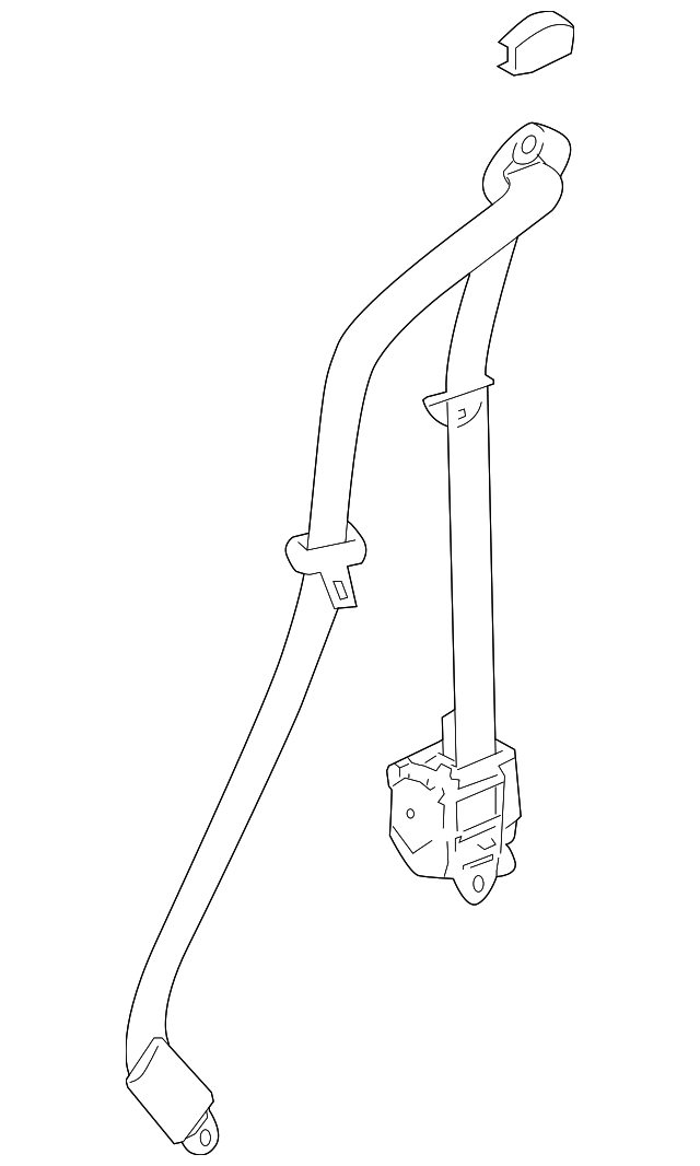 19206178 Деталь RETRACTOR ASSY, RIGHT