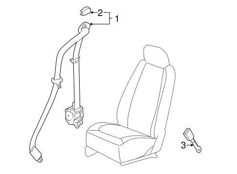 G5 FRONT SEAT BELTS