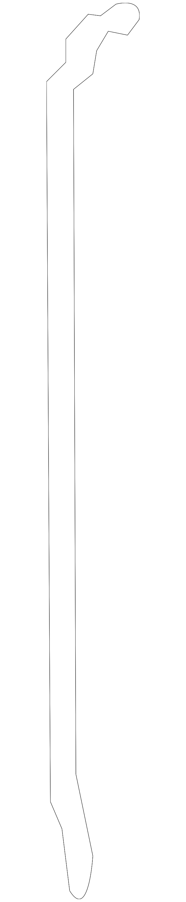 22703442 Деталь HANDLE ROD, LEFT