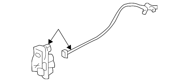 20846341 Деталь LATCH, LEFT