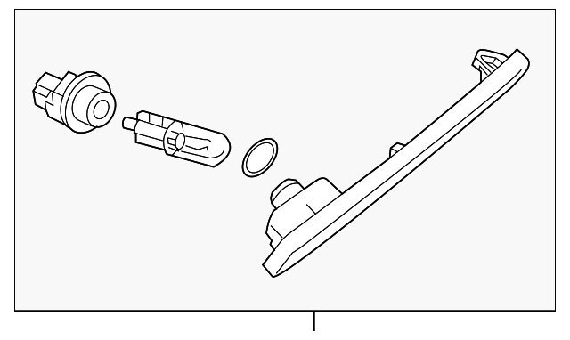 12785954 Деталь SIDE MARKER LAMP, LEFT