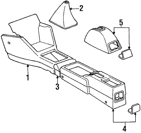 Body/Center for 1990 Toyota Tercel #1