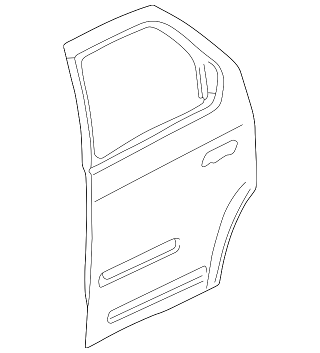 10338957 Деталь OUTER PANEL, LEFT