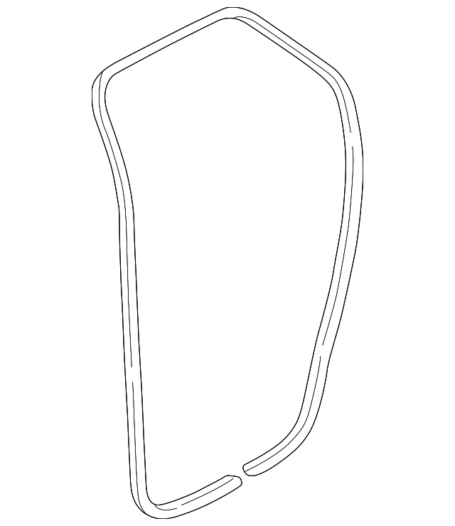 10313516 Деталь DOOR W'STRIP, RIGHT