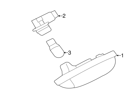 License Lamps for 2016 Subaru Legacy #0