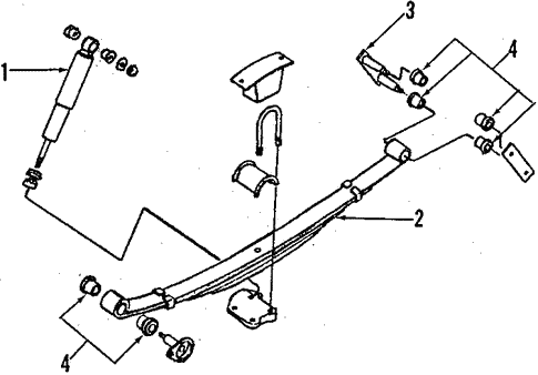 Rear Suspension/Rear Suspension for 1994 Nissan D21 #2