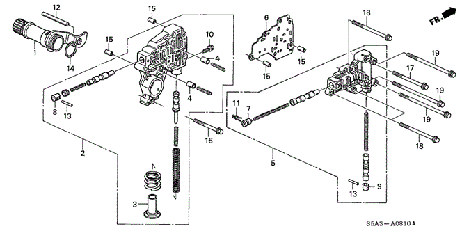 Transmission - Automatic/AT Regulator for 2003 Honda CIVIC SEDAN #1