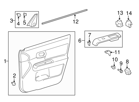 ELECTRICAL/FRONT DOOR for 2010 Scion xB #4