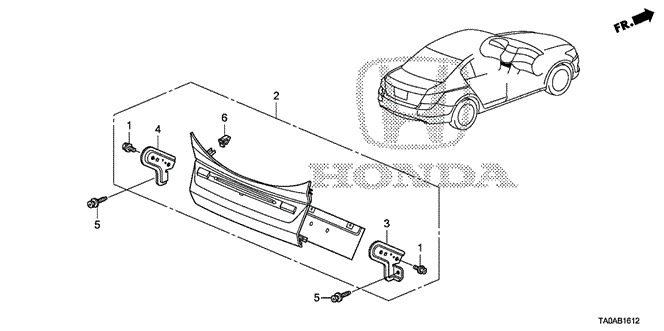 Electrical/Exhaust/Heater/Fuel/Audio Unit (Navigation) for 2012 Honda ACCORD SEDAN #1