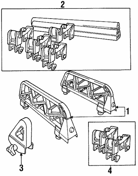 Luggage Carrier for 1994 Land Rover Discovery #2