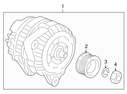 Alternator for 2002 Porsche 911 #2