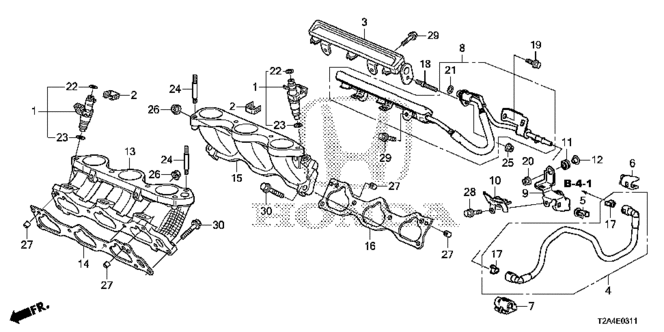 Engine/Fuel Injector (V6) for 2013 Honda ACCORD SEDAN #1