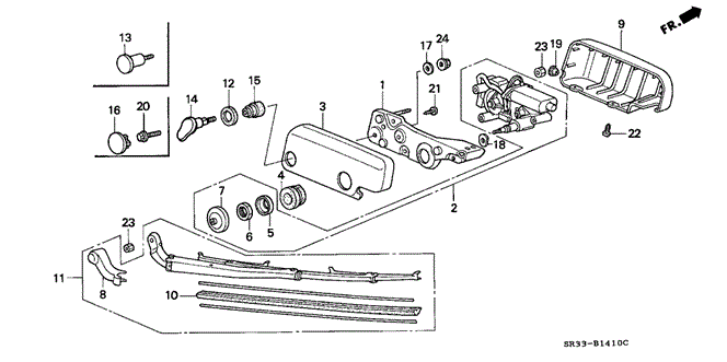 Electrical/Exhaust/Heater/Fuel/Rear Wiper for 1992 Honda CIVIC HATCHBACK #1
