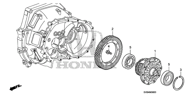 TRANSMISSION - MANUAL/MT DIFFERENTIAL (1.8L) for 2010 Honda CIVIC COUPE #1
