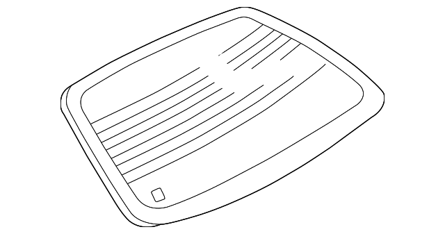 22613013 Деталь BACK GLASS