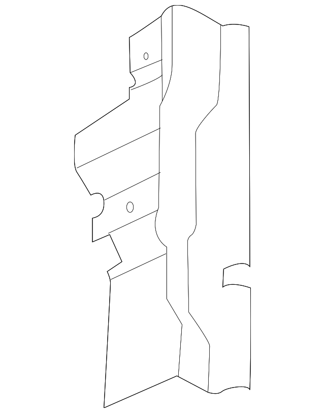 AR3Z-8310-B Деталь SIDE AIR BAFFLE, RIGHT