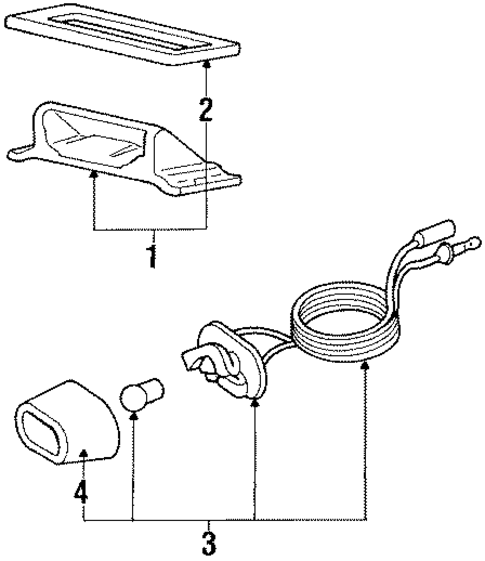 Comanche LICENSE LAMPS