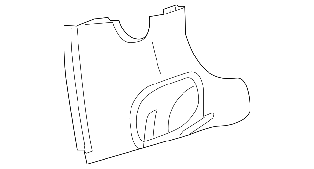 15294834 Деталь LOWER COVER, LEFT