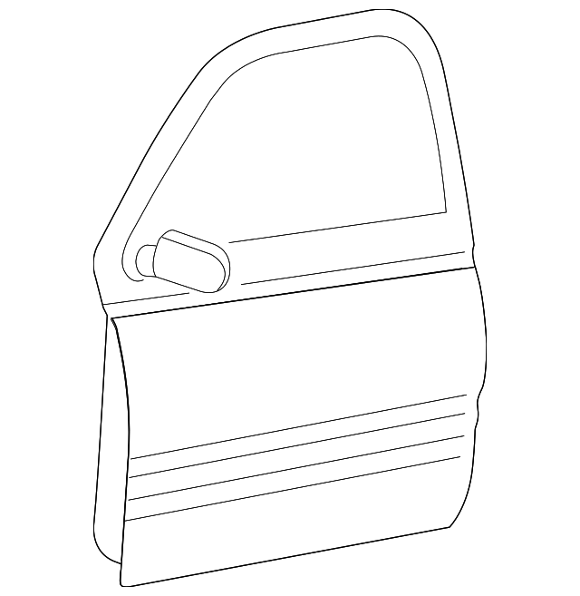 68144728AD DOOR SHELL, RIGHT