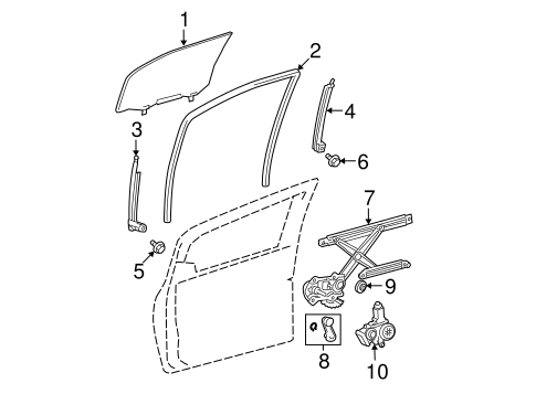 BODY/FRONT DOOR for 2009 Toyota Yaris #3