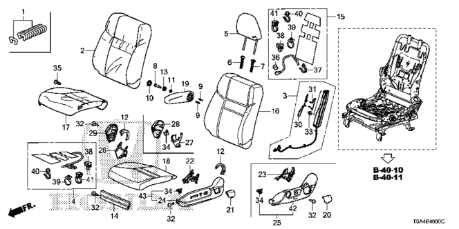 Wire B, L Front Seat-Back Airbag Wire B, L Front Seat-Back Airbag