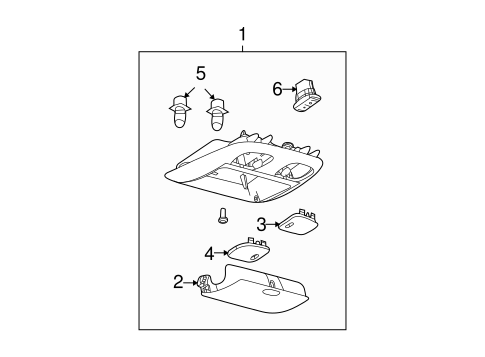 Milan OVERHEAD CONSOLE