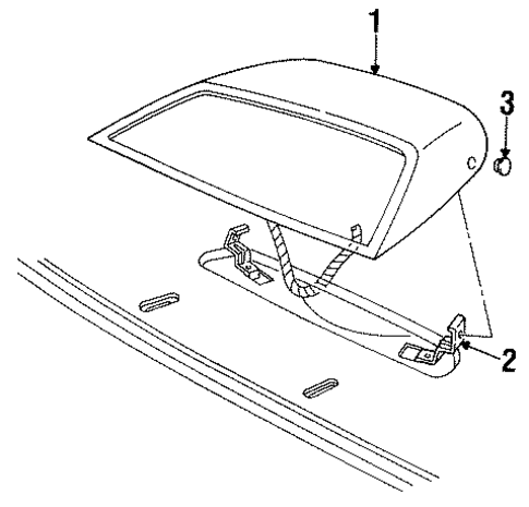 Mustang HIGH MOUNTED STOP LAMP 2