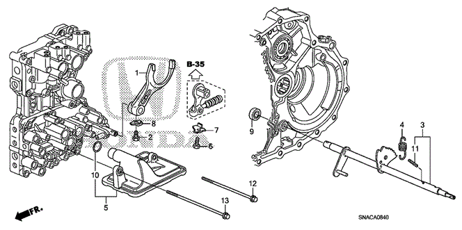 TRANSMISSION - AUTOMATIC/AT SHIFT FORK for 2011 Honda CIVIC SEDAN #1