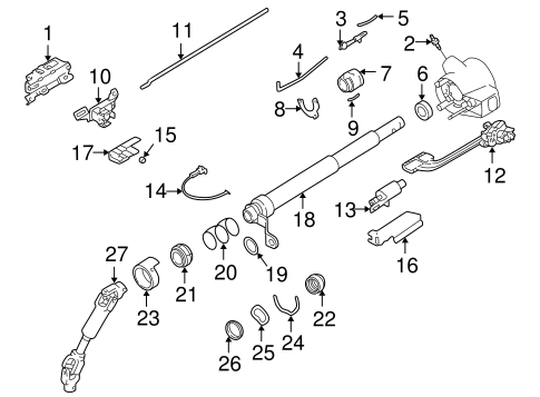 Steering/Switches for 1993 GMC Safari #1