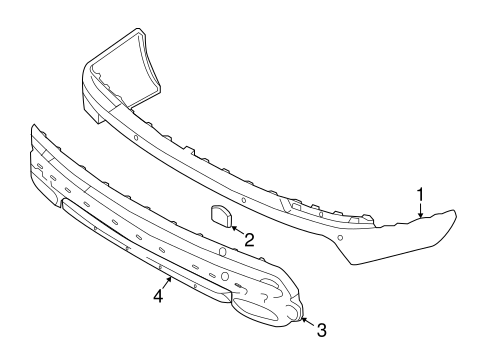 XC90 BUMPER & COMPONENTS - REAR 3